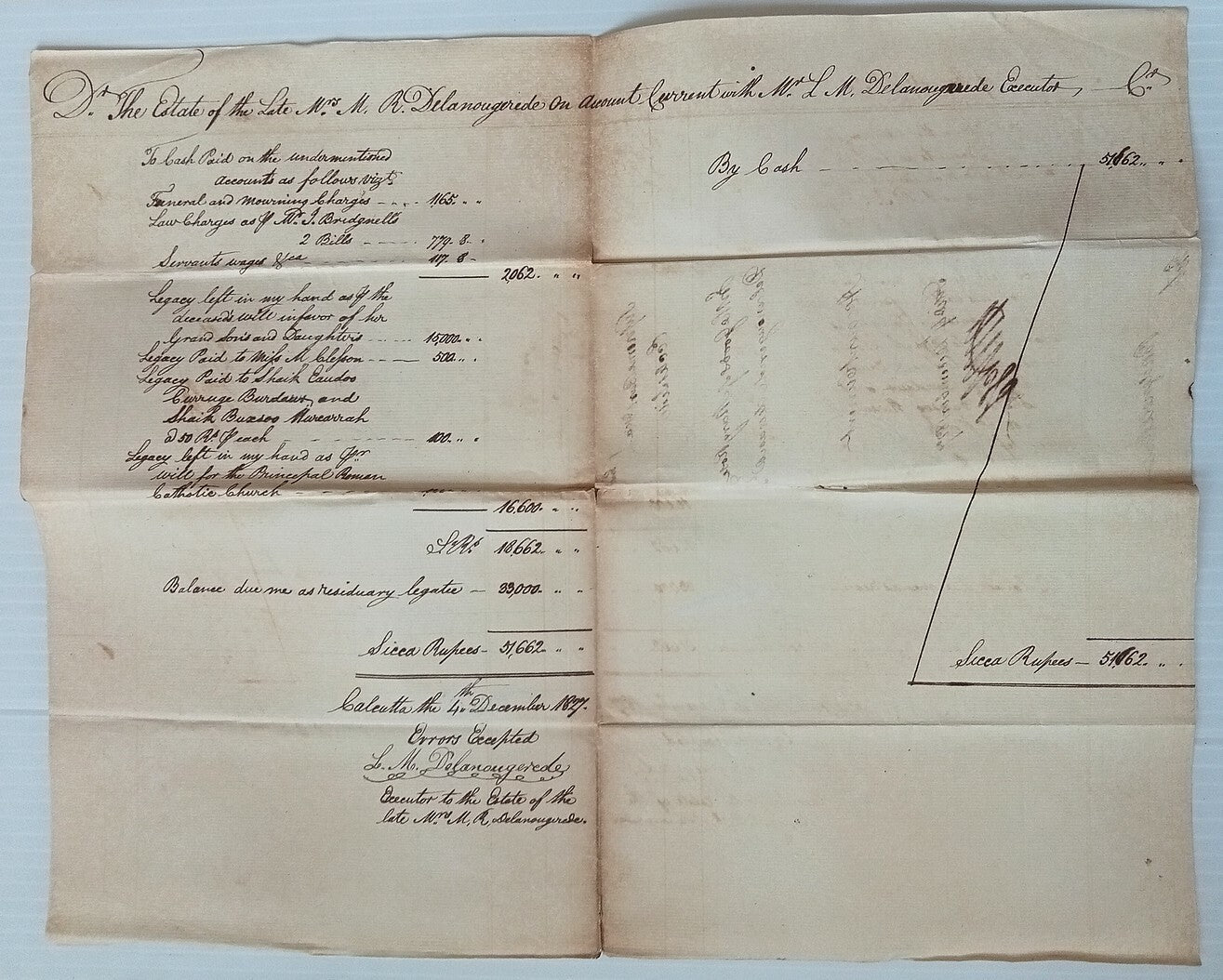 AOP India 1827 Supreme Court, Fort Williams, Calcutta document