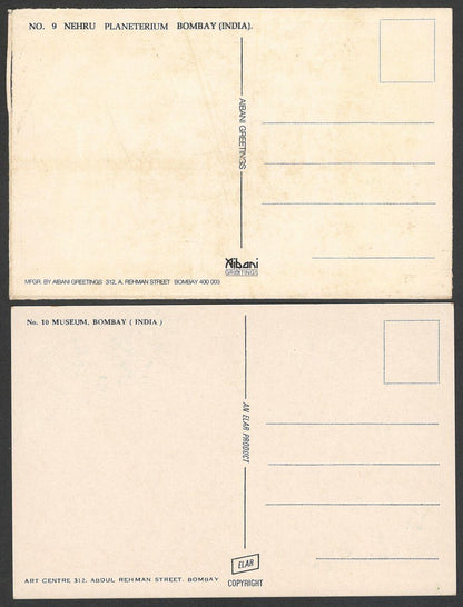 (AOP) India BOMBAY vintage postcards (10)