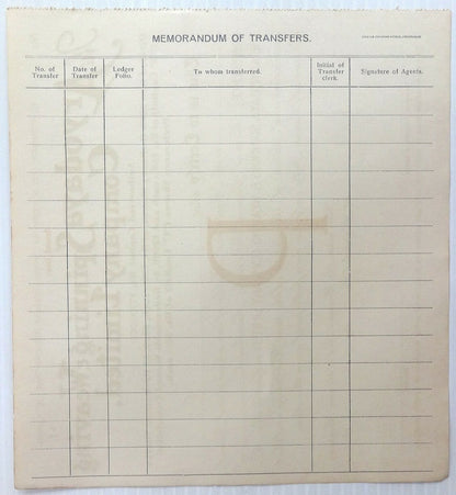 India Aryodaya Spinning preference share certificate UNUSED