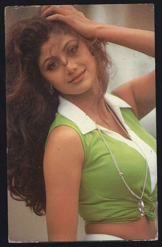AOP India Bollywood SHILPA SHETTY vintage postcard
