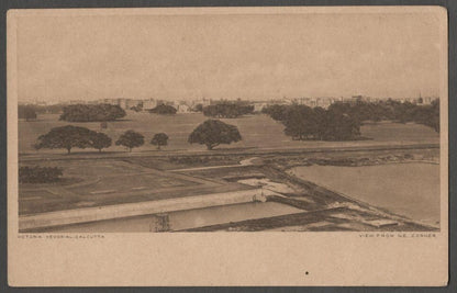 AOP India Victoria Memorial, Calcutta vintage postcard