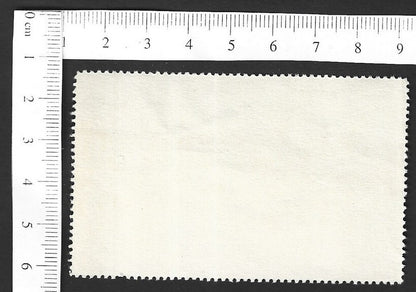 Vintage OVERLAND TO INDIA poster stamp - A TROUBLESOME HILL