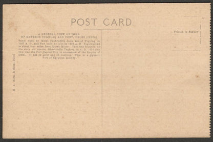 AOP India vintage postcard Tomb of Emperor Tughlaq, DELHI