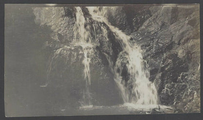 India 1918 photograph Kumarhatti Waterfall Simla Hills 8.5cm x 13.5cm