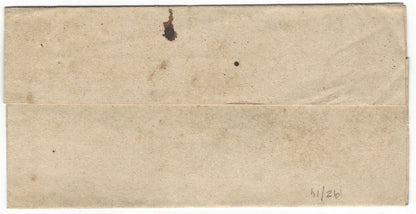 India 1828 pre-stamp cover to Browne Roberts Sheriff of Calcutta – no postmark Ӝ