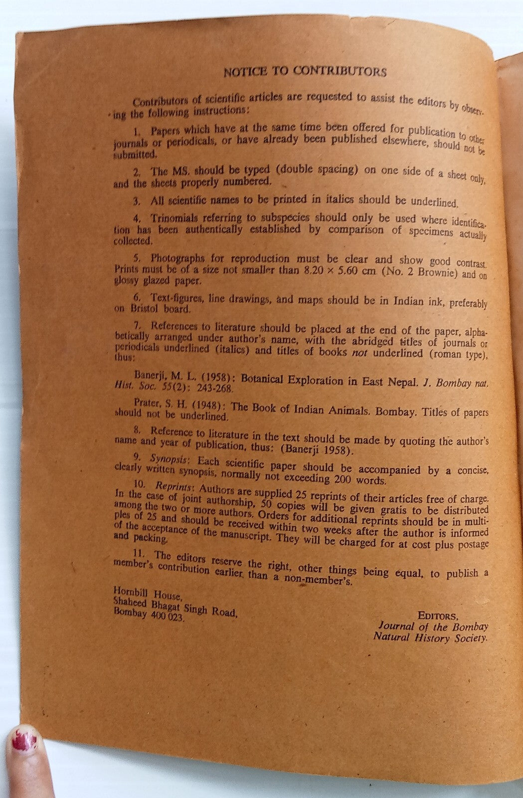 AOP India JOURNAL of the Bombay Natural History Society 1988