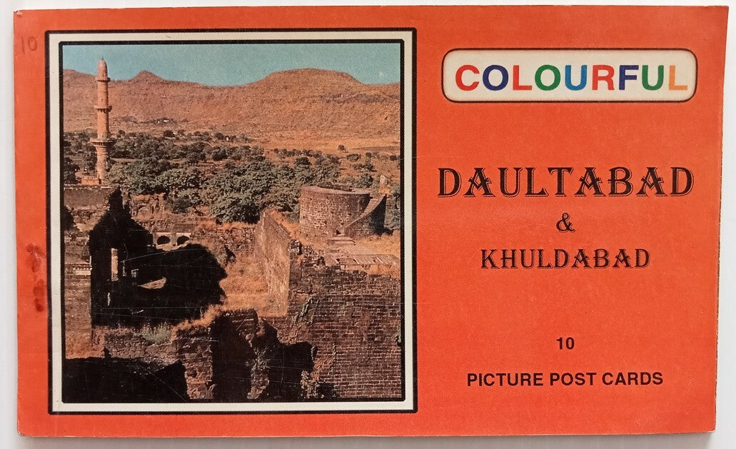 India postcards booklet of 10 postcards DAULATABAD & KHULDABAD	