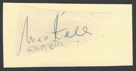 Wes Hall West Indies Cricket signed autograph during 1966-7 India Tour