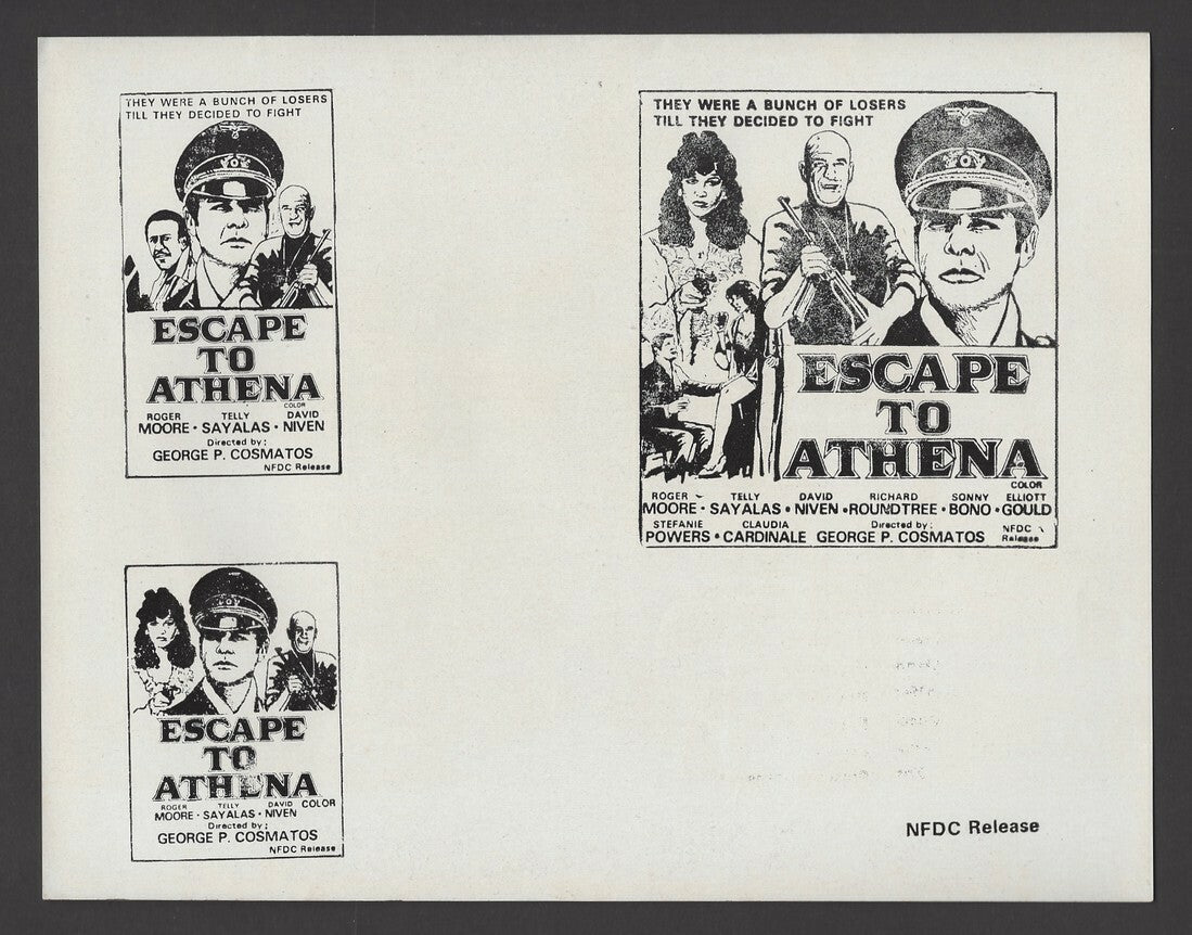 Hollywood Publicity cards for India – Wars movies