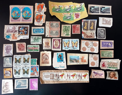 India unpicked on paper commemorative mix (200)