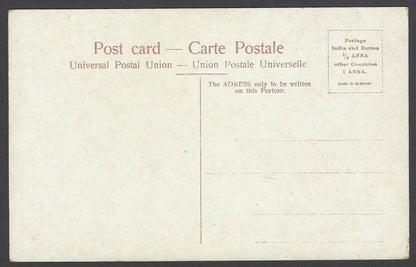 India BOMBAY vintage colour postcard Esplanade Road