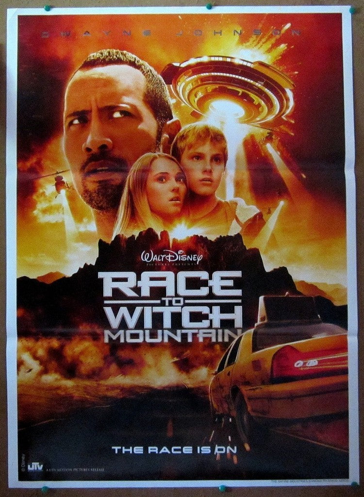 2009 Walt Disney Race to Witch Mountain 27" x 37" India posters x 2 different