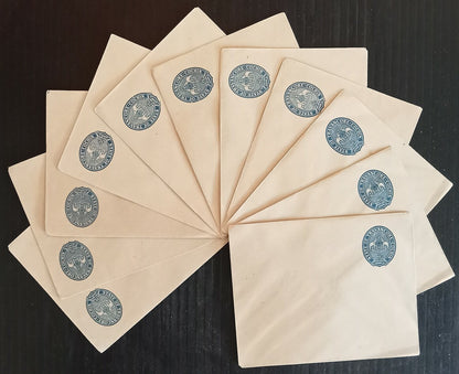 India Travancore Cochin State 1a blue postal stationery envelopes mint x 87