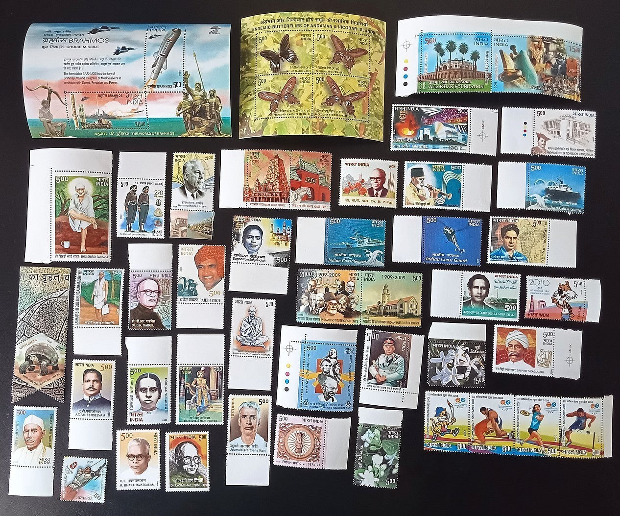 India 2008 Year Pack MNH (79 stamps)