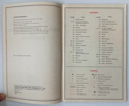 AOP India Road Atlas of India by Diners Club International