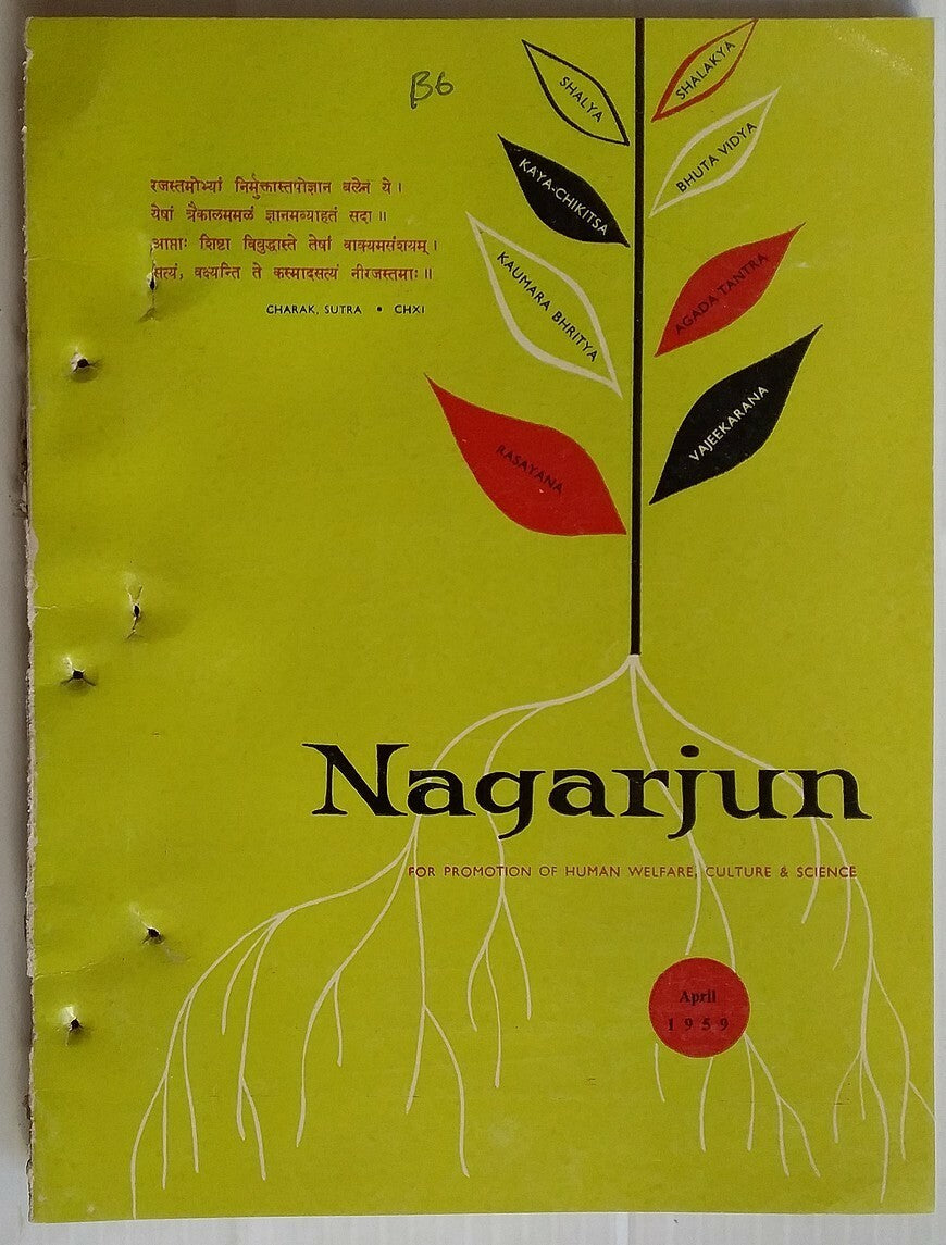 Nagarjun – An English monthly of Indian Ayurvedic Medicine 1959 (6 issues)