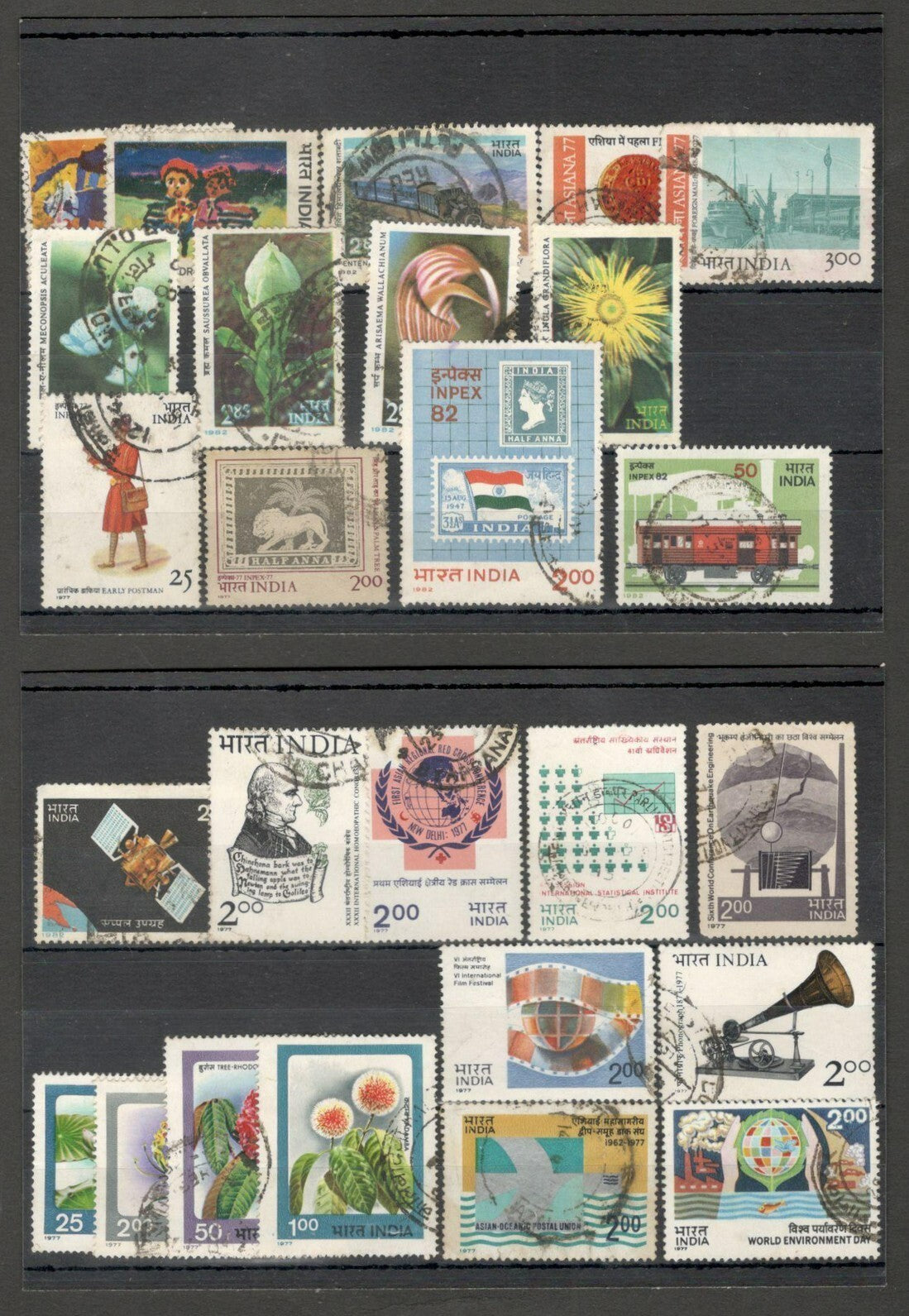 AOP India 1951-2008 collection. SCV $570.75