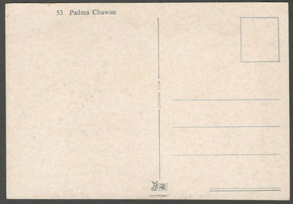 AOP India Bollywood vintage postcard PADMA CHAVAN