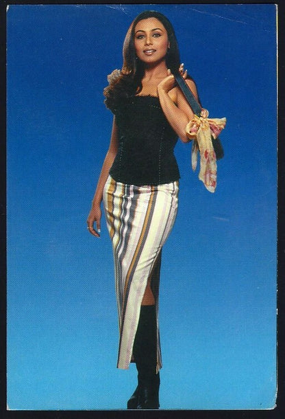 AOP India Bollywood RANI MUKHERJI vintage postcard 