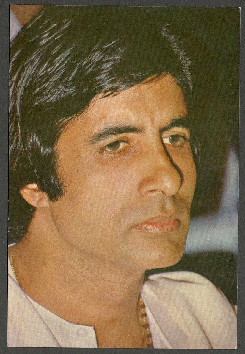 AOP India Bollywood vintage postcard AMITABH BACHCHAN ELAR 518