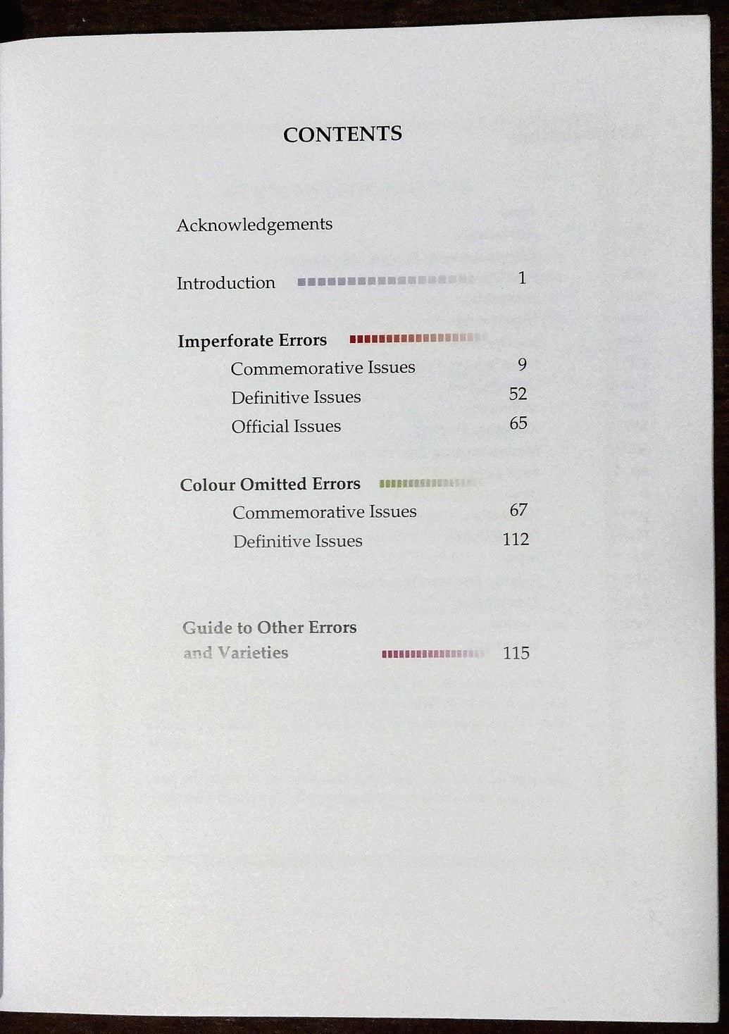 CATALOGUE OF ERRORS ON STAMPS OF MODERN INDIA by MK RAY 143pgs