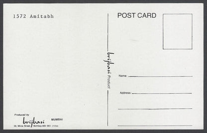 AOP India Bollywood vintage postcard AMITABH BACHCHAN