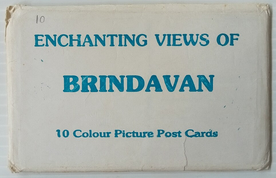 AOP India vintage set of 10 postcards BRINDAVAN	