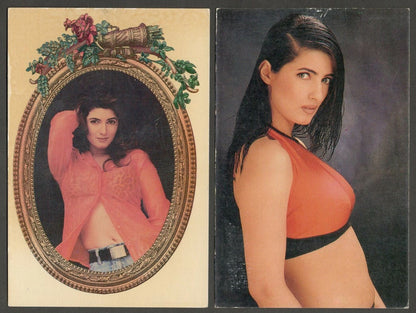 Bollywood postcards TWINKE KHANNA x 5 different 