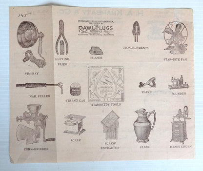 India 1934 illustrated letterhead ELECTRICAL & HARDWARE MERCHANT Bombay