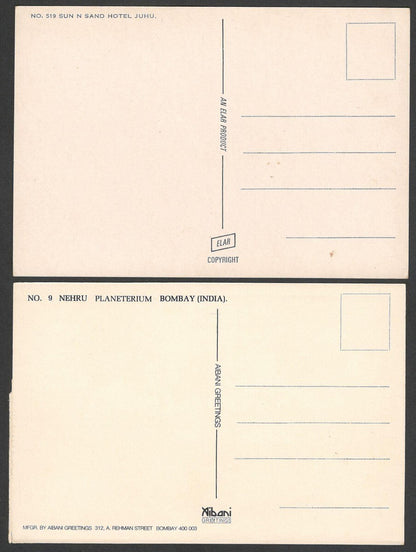 (AOP) India BOMBAY vintage postcards (10)
