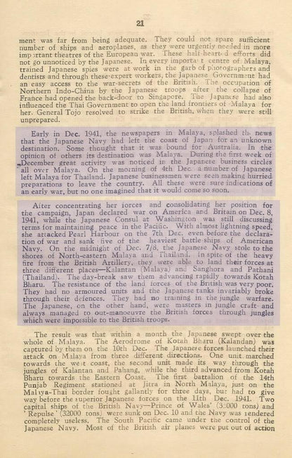 AOP INDIAN INDEPENDENCE MOVEMENT IN EAST ASIA by Prov Govt of Free India BOSE