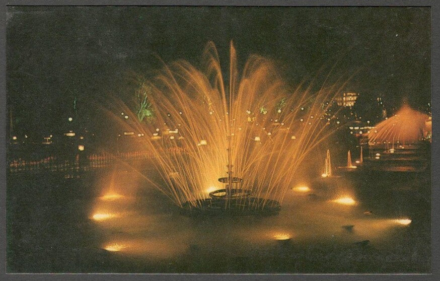 AOP India vintage set of 7 postcards BRINDAVAN