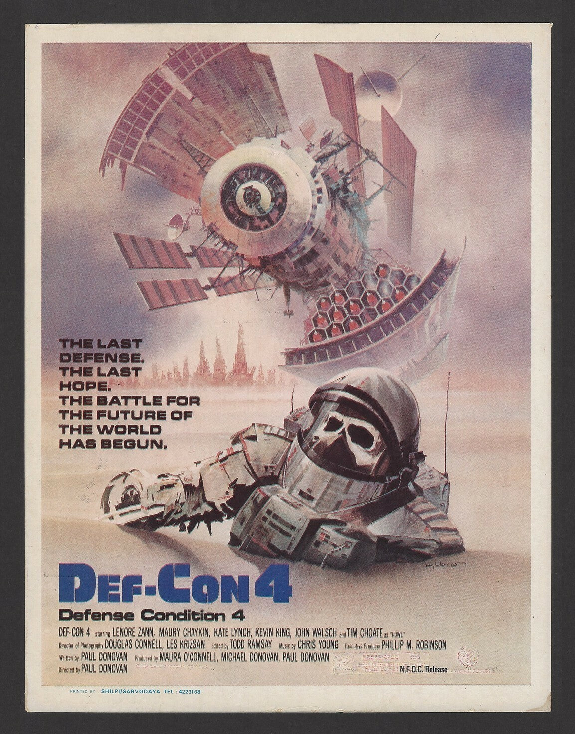 Hollywood Publicity cards for India – Scifi movies