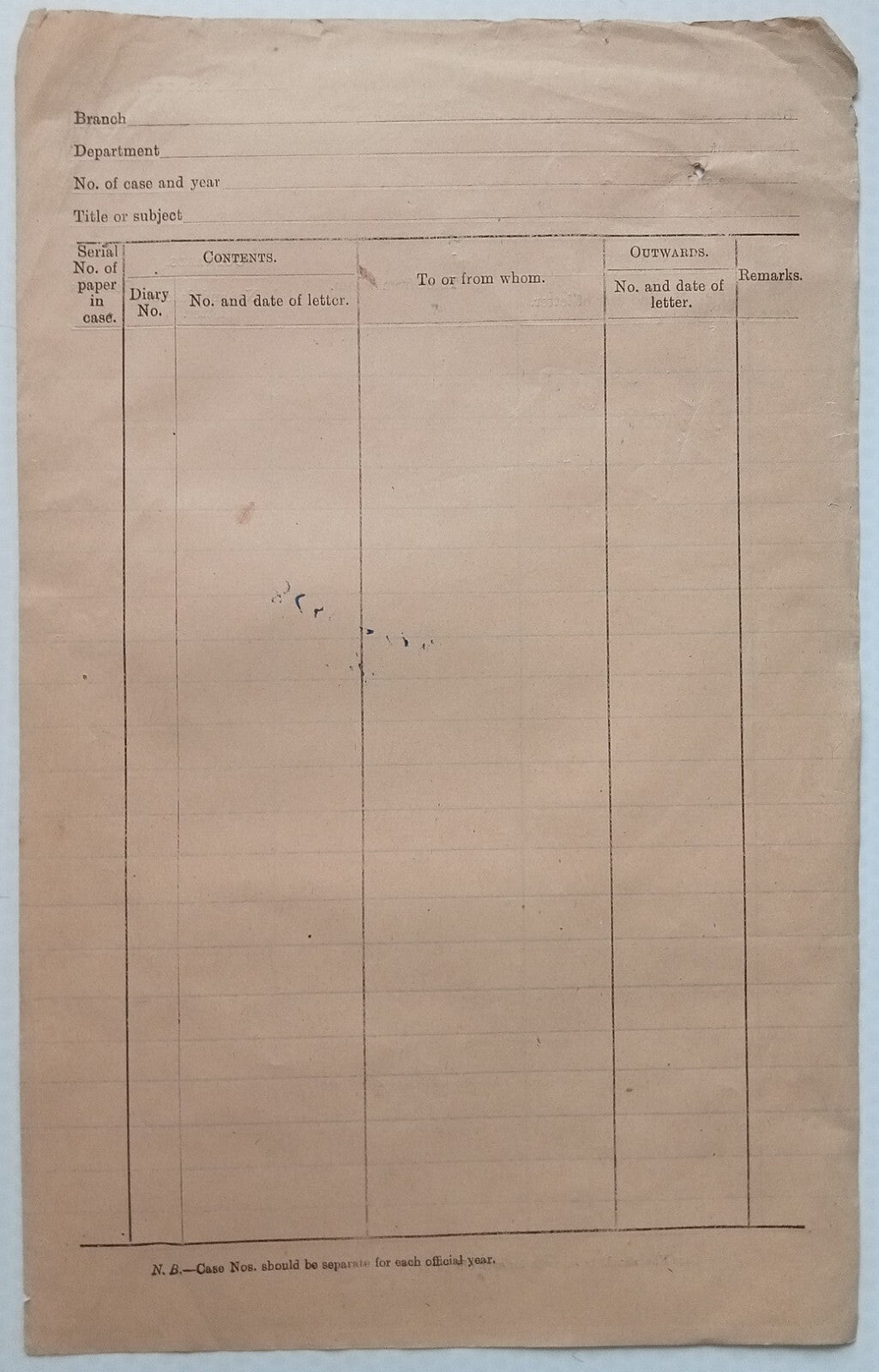 British India 1946 secret official letters - new political party wanting freedom