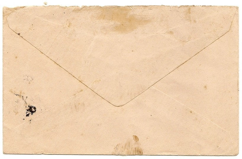 GB 1939 unpaid cover to India wi postage due mark obliterated with 1844 numeral