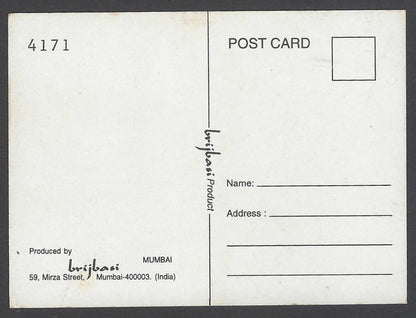 AOP Bollywood India promotional mini postcard (3x4 inches) MAHIMA CHAUDHARY