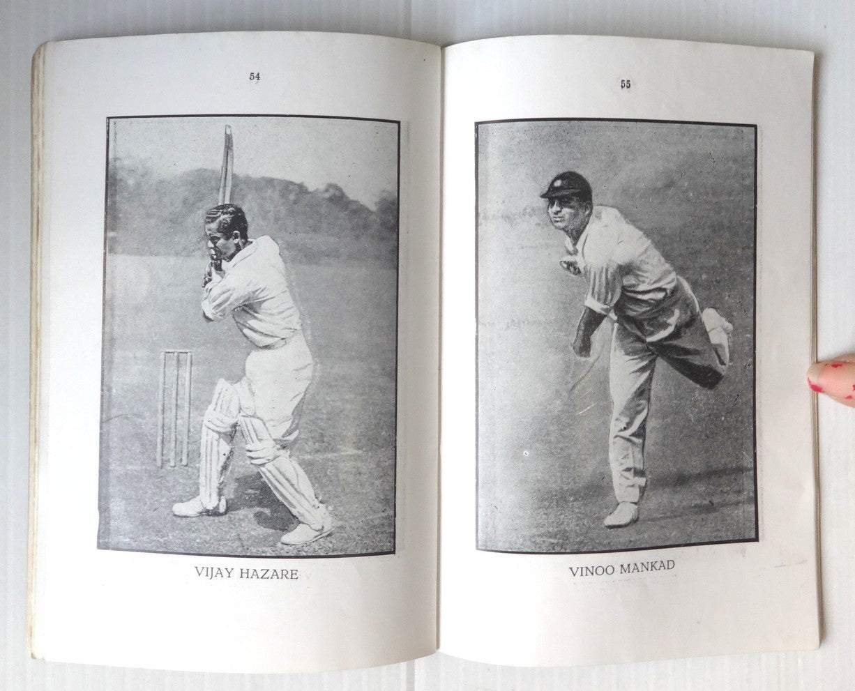 West Indies Cricket Tour of India souvenir / programme 1949-50