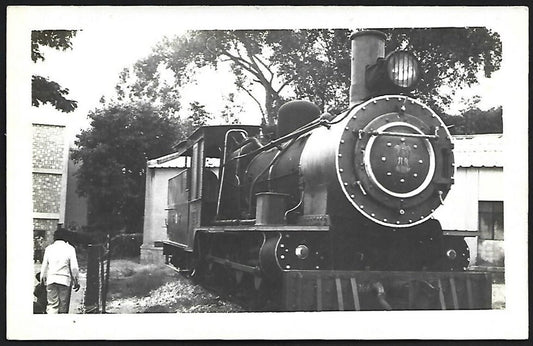 (AOP) India unidentified vintage locomotive photograph