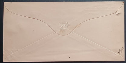 India 1880s OHMS crested cover to Maharaja Rajinder Singh, Patiala
