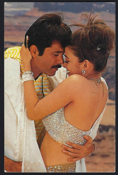 AOP India Bollywood ANIL KAPOOR & AISHWARYA RAI vintage postcard 