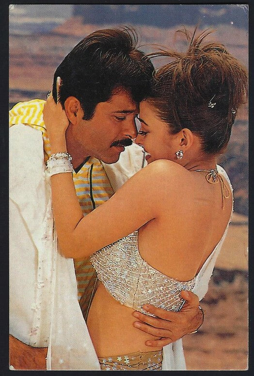AOP India Bollywood ANIL KAPOOR & AISHWARYA RAI vintage postcard 
