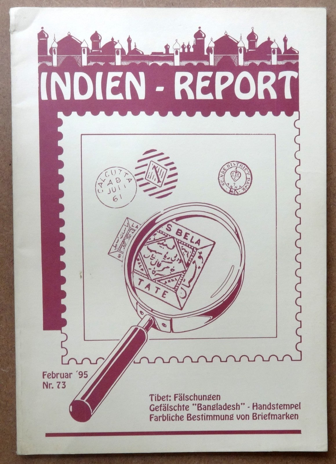INDIEN REPORT ISC India Study Circle Germany Journal February 1995