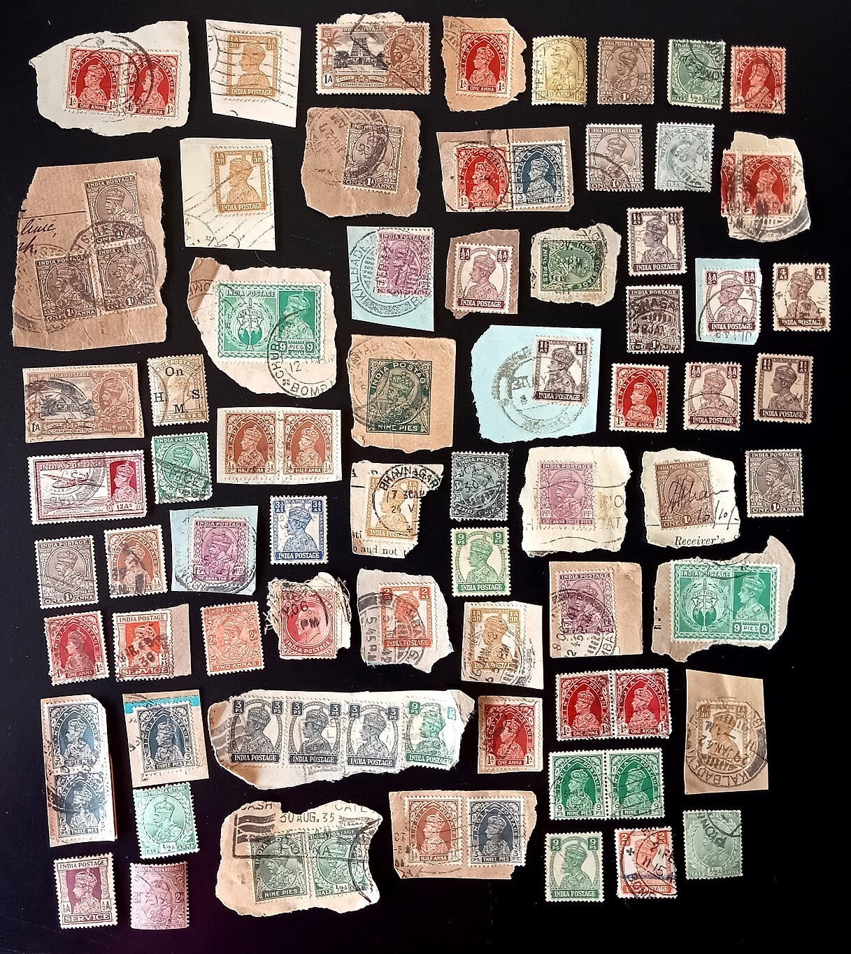 India pre 1947 on & off paper accumulation (200+ stamps)