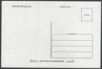AOP India Bollywood vintage postcard TWINKLE KHANNA