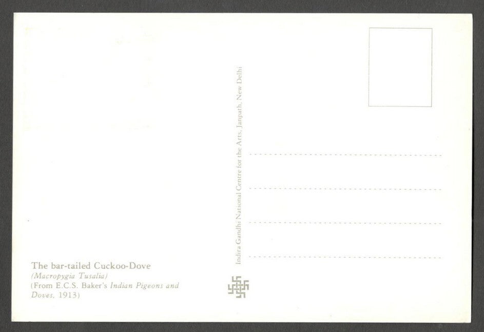 AOP India 2010 Pigeon maxi card