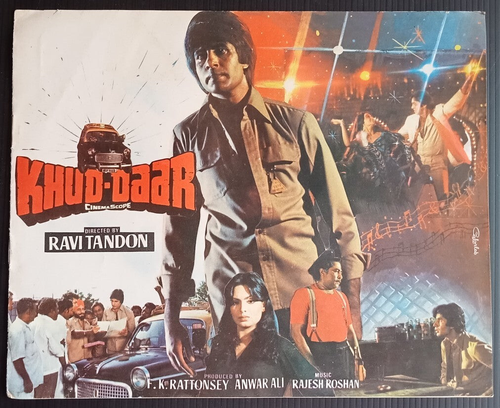 Bollywood India 1982 KHUD-DAAR Amitabh Bachchan booklet