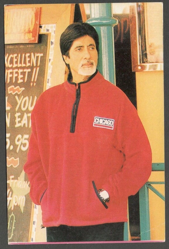 AOP India Bollywood vintage postcard AMITABH BACHCHAN