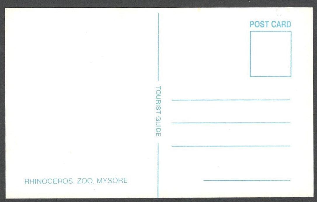 (AOP) India vintage postcards MYSORE ZOO (10)