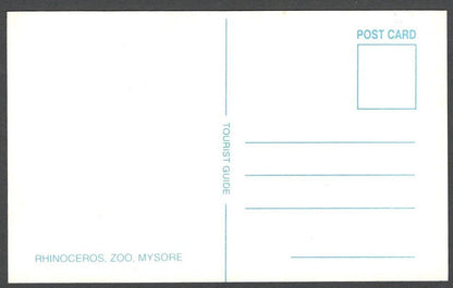 (AOP) India vintage postcards MYSORE ZOO (10)