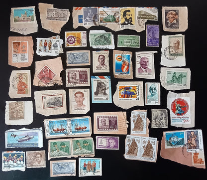 India unpicked on paper commemorative mix (200)